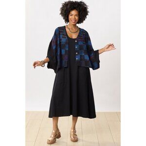 Marketplace Patchwork Embroidered Jersey Supriya Jacket Multicolor‎ Women 26-32